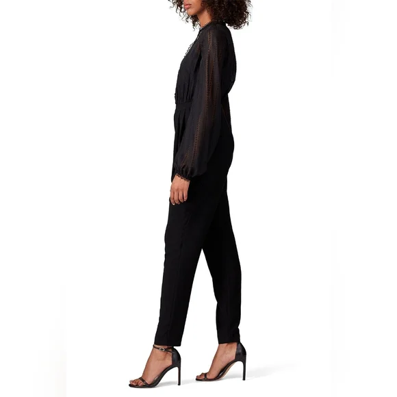 Three Floor Black Jumpsuit L 10 - Picture 6 of 16